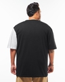 Shop Men's Black & White Iron Man Graphic Printed Oversized Plus Size T-shirt-Design