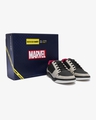 Shop Tony Stark Black & Beige Color Block Low Top Sneakers