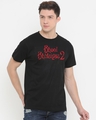 Shop Men's Black Bhool Bhulaiyaa Typography T-shirt-Front