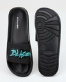 Shop Men's Black Blaze Mode Printed Velcro Sliders