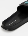 Shop Men's Black Blaze Mode Printed Velcro Sliders