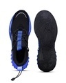 Shop Men's Black & Blue Good Vibes Color Block Sneakers-Design