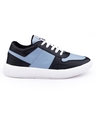 Shop Men's Black & Blue Color Block Sneakers