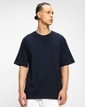Shop Men's Black & Blue Oversized T-shirt (Pack of 2)-Design