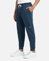 Shop Pack of 2 Men's Black & Blue Regular Fit Joggers-Design