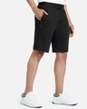 Shop Pack of 2 Men's Black & Blue Regular Fit Shorts-Design