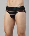 Shop Pack of 2 Men's Black & Blue Striped Briefs-Design