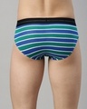 Shop Pack of 2 Men's Black & Blue Striped Briefs-Full