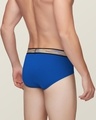 Shop Pack of 2 Men's Black & Blue Vibe Antimicrobial Micro Modal Briefs-Full