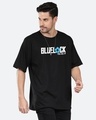 Shop Men's Black Bluelock Graphic Printed Oversized T-shirt-Full
