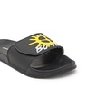 Shop Men's Black Bomb Squad Printed Velcro Sliders