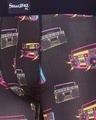 Shop Men's Black BoomBox Printed Smundies-Full