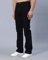 Shop Men's Black Bootcut Jeans-Design