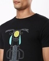 Shop Men's Black Born To Ride T-shirt