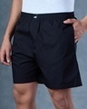 Shop Men's Black Boxers-Front