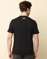 Shop Men's Black Break The Rules Puff Printed T-Shirt-Full