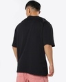 Shop Men's Black Breaking The Rules Graphic Printed Oversized T-shirt-Full