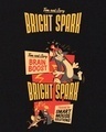 Shop Men's Black Bright Spark Graphic Printed Oversized T-shirt