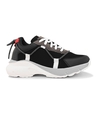 Shop Men's Black & Brown Color Block Sneakers