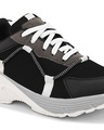 Shop Men's Black & Brown Color Block Sneakers