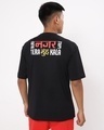 Shop Men's Black Buri Najar Wale Typography Oversized T-shirt-Design