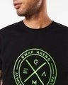 Shop Men's Black BWKF Arena Typography T-shirt