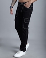 Shop Men's Black Cargo Jeans-Design