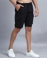 Shop Men's Black Cargo Shorts-Design