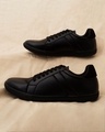 Shop Men's Black Casual Shoes-Front