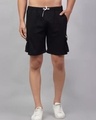Shop Men's Black Casual Shorts-Front