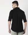 Shop Men's Black Casual Slim Fit Corduroy Shirt-Full