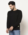 Shop Men's Black Casual Sweatshirt-Design