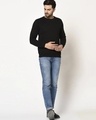 Shop Men's Black Casual Sweatshirt