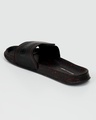 Shop Men's Black Censored Printed Velcro Sliders-Full