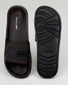 Shop Men's Black Censored Printed Velcro Sliders