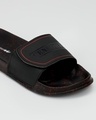 Shop Men's Black Censored Printed Velcro Sliders