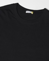 Shop Men's Black Chandrayaan 3 Lander Graphic Printed Oversized T-shirt