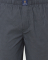 Shop Men's Black Checked Cotton Lounge Pants