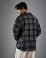 Shop Men's Black Checked Oversized Shirt-Design