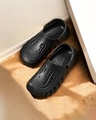 Shop Men's Black Clogs-Front