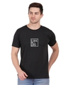 Shop Men's Black Code All Day Printed T-shirt-Front