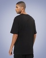 Shop Men's Black Code Typographic Oversized T-shirt-Design