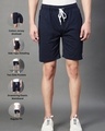 Shop Men's Black Color block Shorts