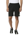 Shop Men's Black Color Block Casual Shorts-Front