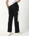 Shop Men's Black Go Rogue Color Block Oversized Track Pants-Design