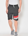 Shop Men's Black Color Block Shorts