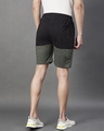 Shop Men's Black Color block Shorts-Design