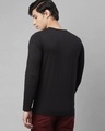 Shop Men's Black Color Block Slim Fit T-shirt-Full