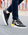 Shop Men's Black Color Block Sneakers-Front