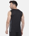 Shop Men's Black Color Block Vest-Full